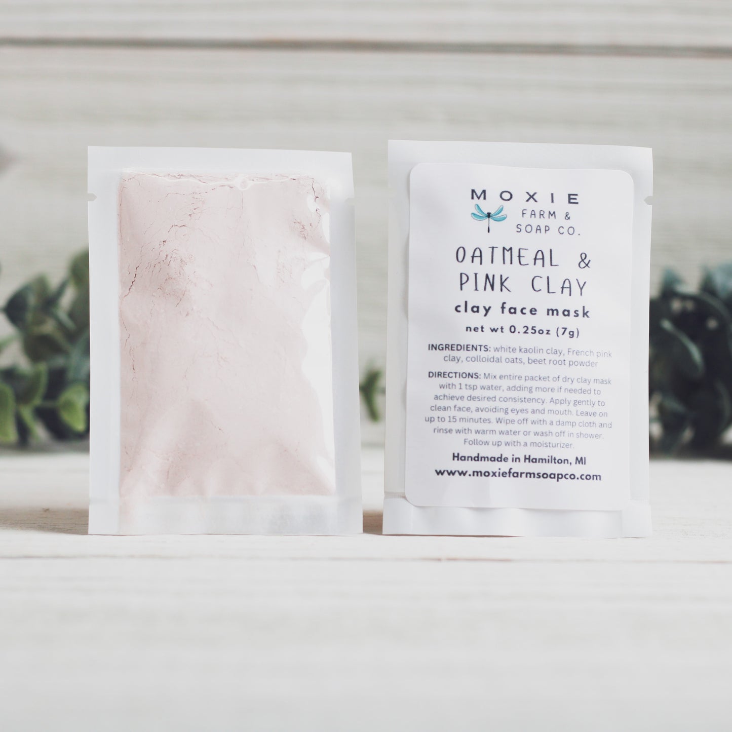 Oatmeal & Pink Clay Face Mask