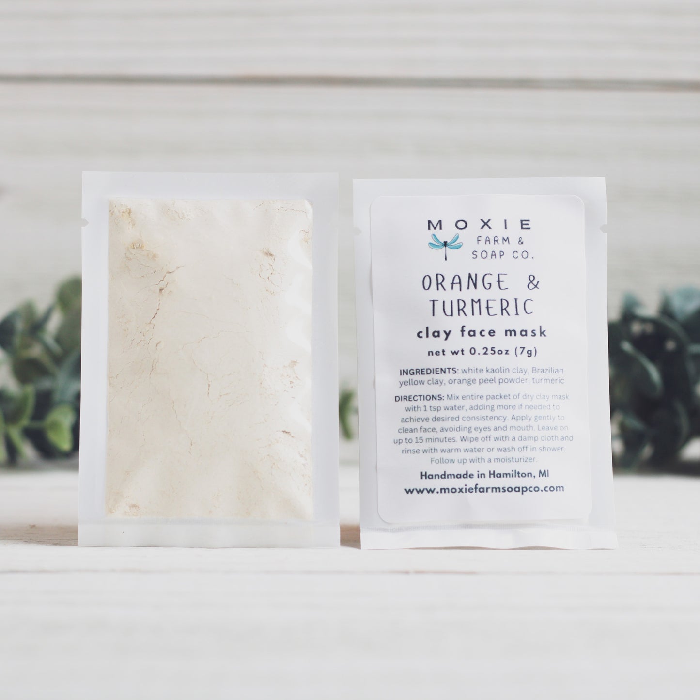 Orange & Turmeric Clay Face Mask