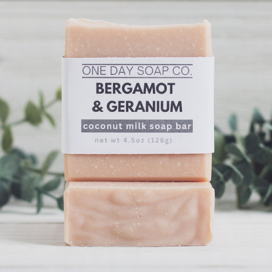 Bergamot & Geranium Coconut Milk Soap Bar